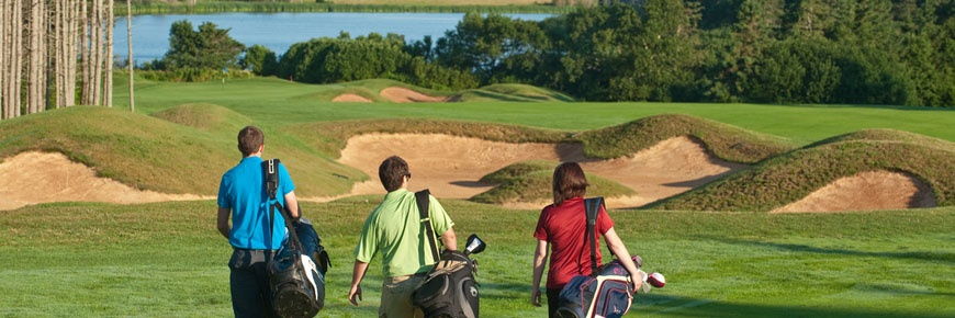 Golfing